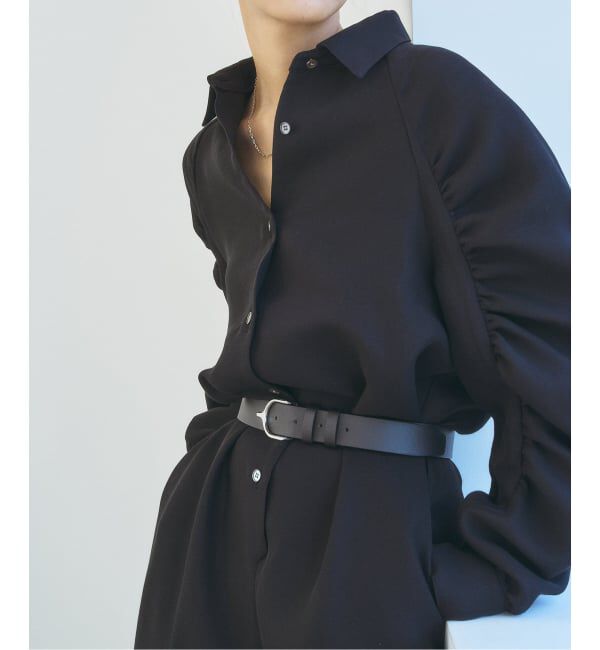 HARDY NOIR「ギャザーソデシャツオールインワン」|オールインワン|