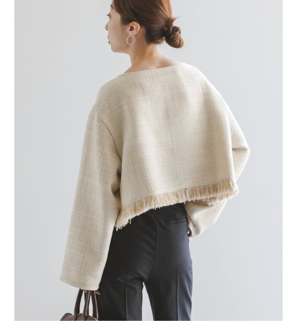 NOBLE「《追加》ツイードショートトップス」|シャツ・ブラウス|