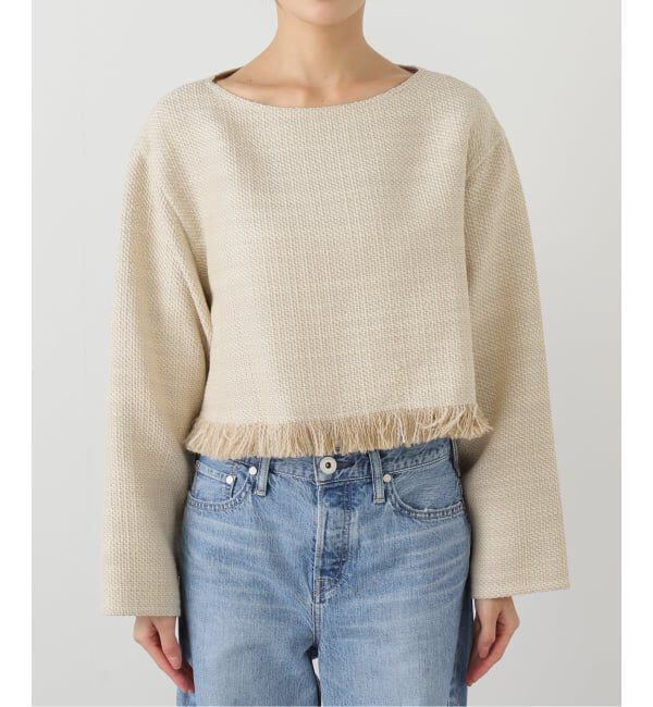 NOBLE「《追加》ツイードショートトップス」|シャツ・ブラウス|