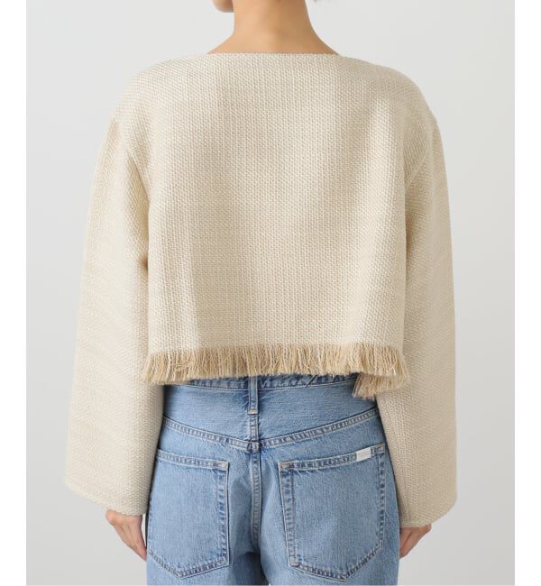 NOBLE「《追加》ツイードショートトップス」|シャツ・ブラウス|