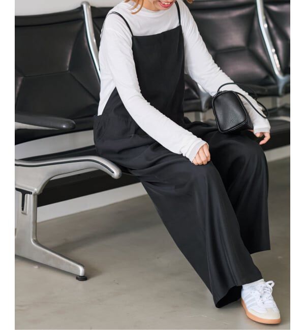 FRAMeWORK「≪追加≫キュプラツイルキャミサロペット 3」|オールインワン|