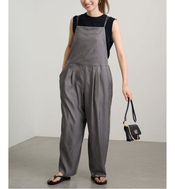 FRAMeWORK「≪追加≫キュプラツイルキャミサロペット 3」|オールインワン|