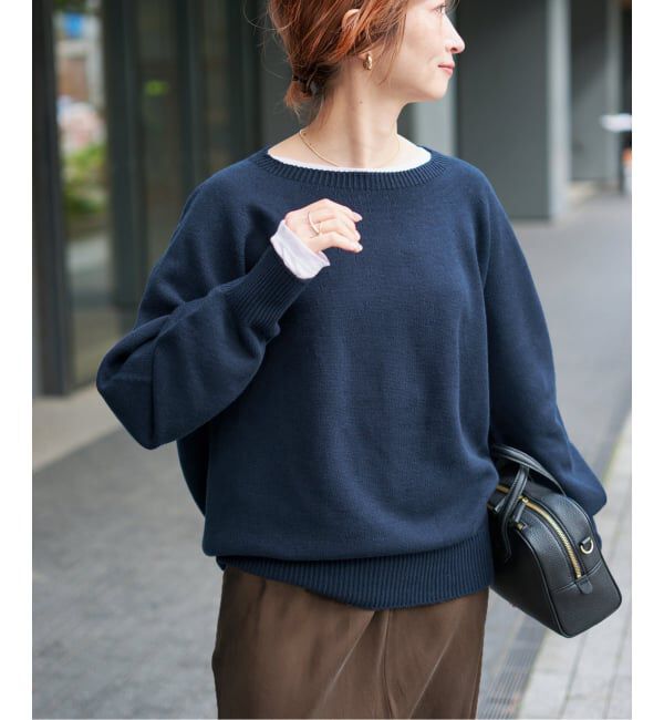 Spick and Span「《26SS 新作/追加 》 ニュアンスコクーンバルキーニット」|ニット・セーター|