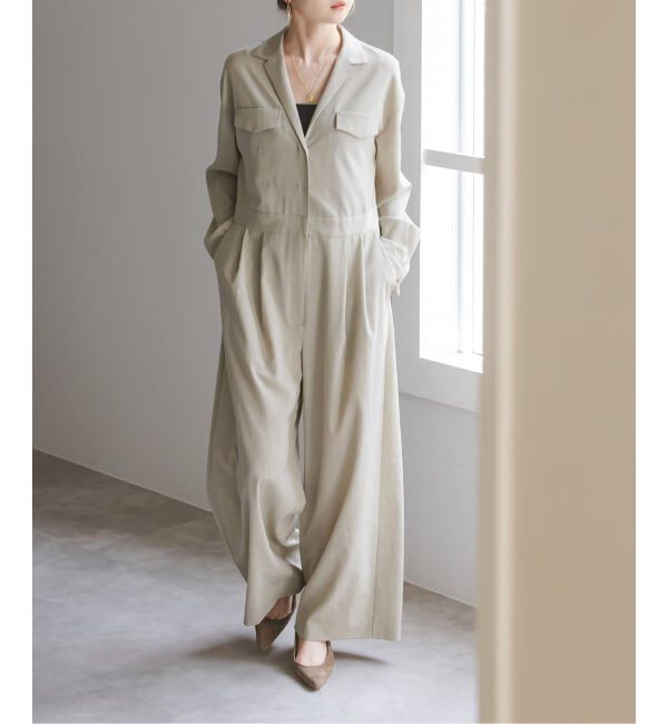 NOBLE「ミリタリーディテールオールインワン」|オールインワン|