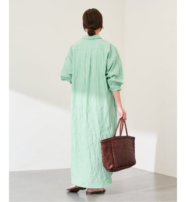 FRAMeWORK「≪予約≫ワッシャーストライプシャツドレス」|ワンピース|