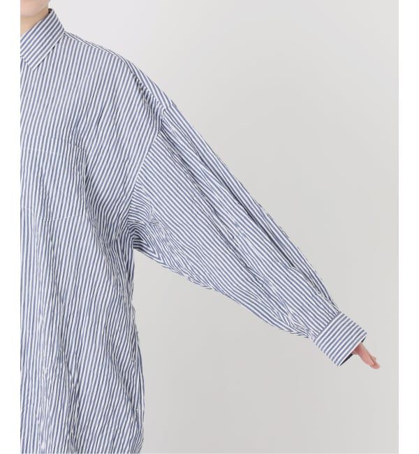 FRAMeWORK「≪予約≫ワッシャーストライプシャツドレス」|ワンピース|
