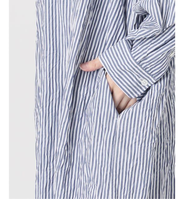 FRAMeWORK「≪予約≫ワッシャーストライプシャツドレス」|ワンピース|