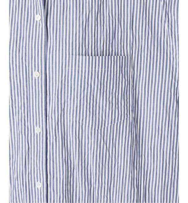 FRAMeWORK「≪予約≫ワッシャーストライプシャツドレス」|ワンピース|