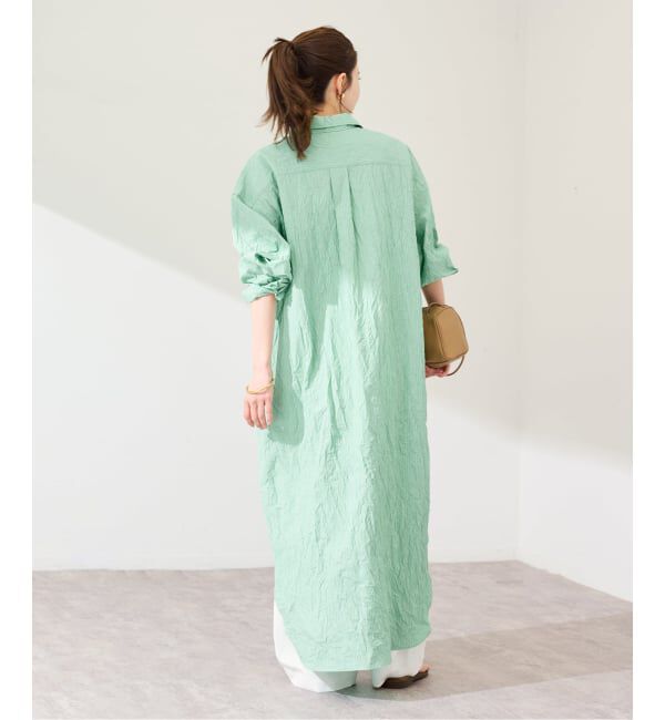FRAMeWORK「≪予約≫ワッシャーストライプシャツドレス」|ワンピース|