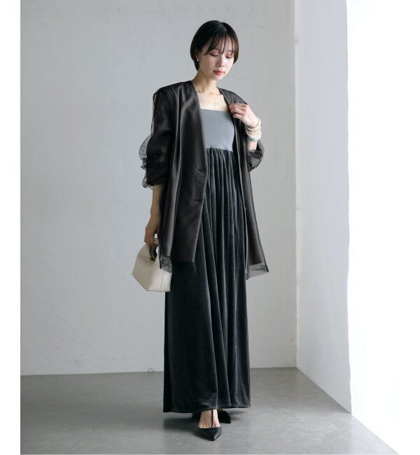  「レイヤードチュールジャケット」|その他|