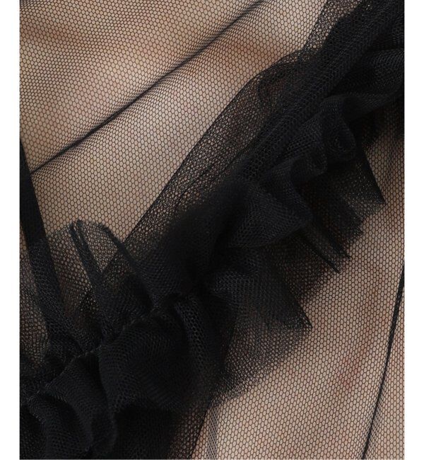  「《追加2》デコラティブチュールトップス」|シャツ・ブラウス|