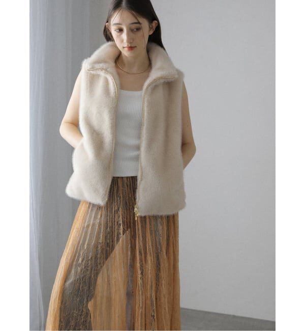  「【洗える】スタンドカラーファージレ」|その他|