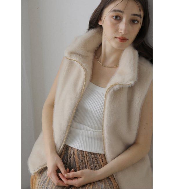  「【洗える】スタンドカラーファージレ」|その他|