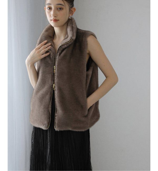  「【洗える】スタンドカラーファージレ」|その他|