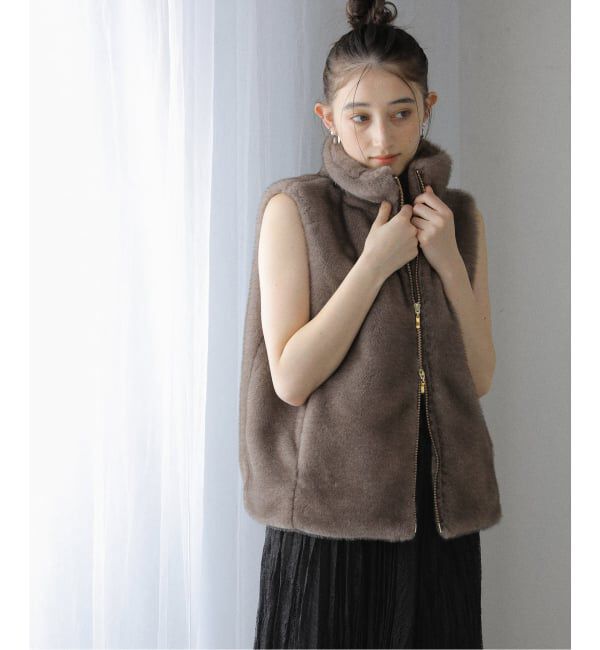  「【洗える】スタンドカラーファージレ」|その他|