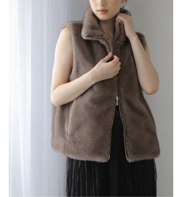  「【洗える】スタンドカラーファージレ」|その他|