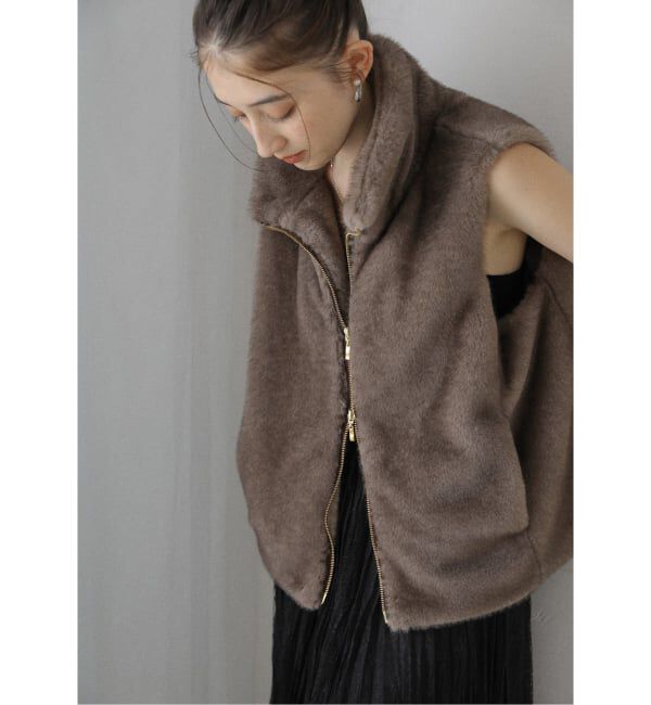  「【洗える】スタンドカラーファージレ」|その他|