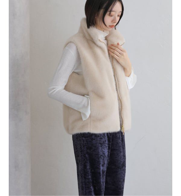  「【洗える】スタンドカラーファージレ」|その他|