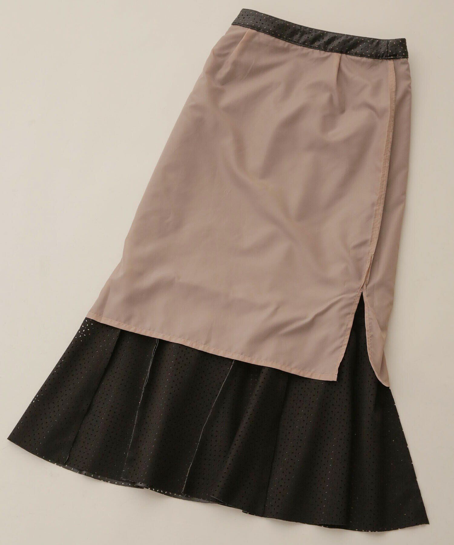 nano･universe「LB.03/パンチングレザースカート」|スカート|