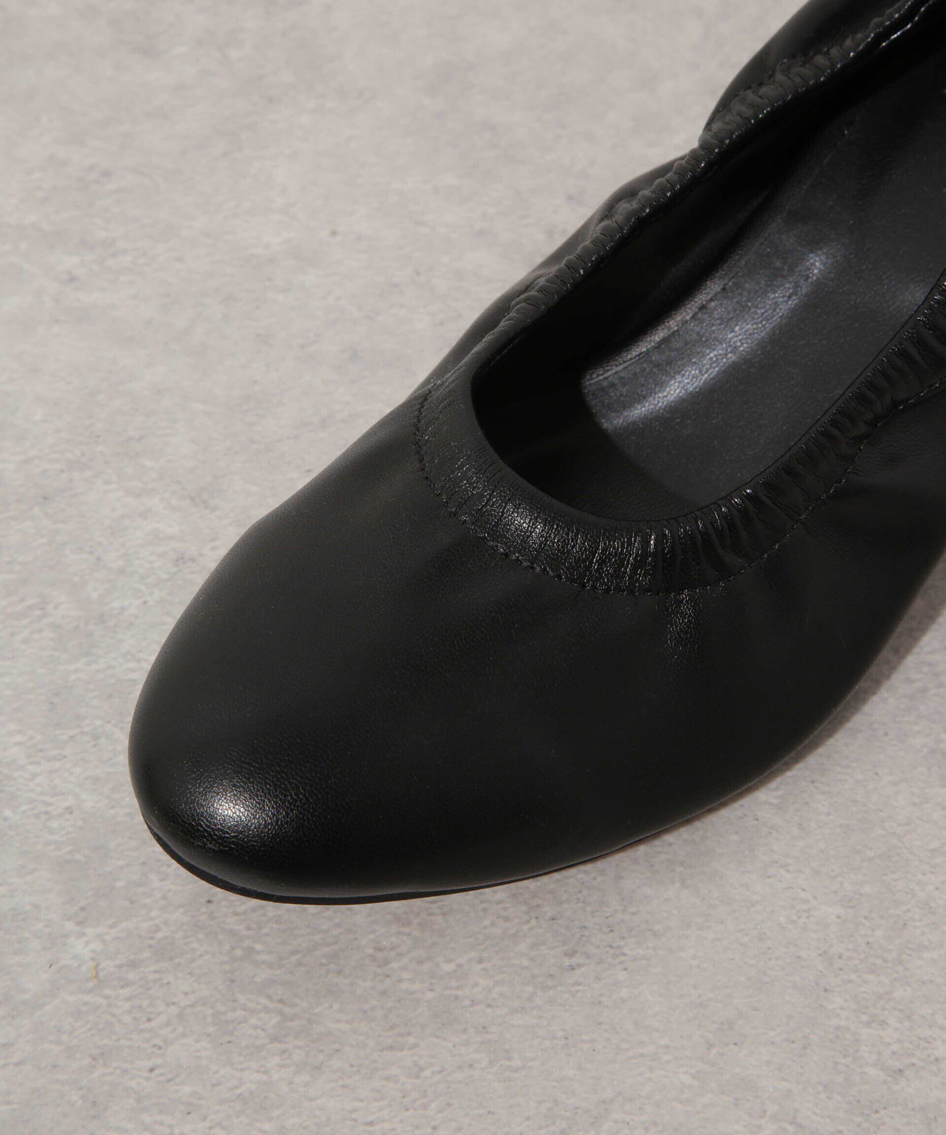 nano･universe「シャーリングラウンドトゥパンプス」|ビジネス・ドレスシューズ|