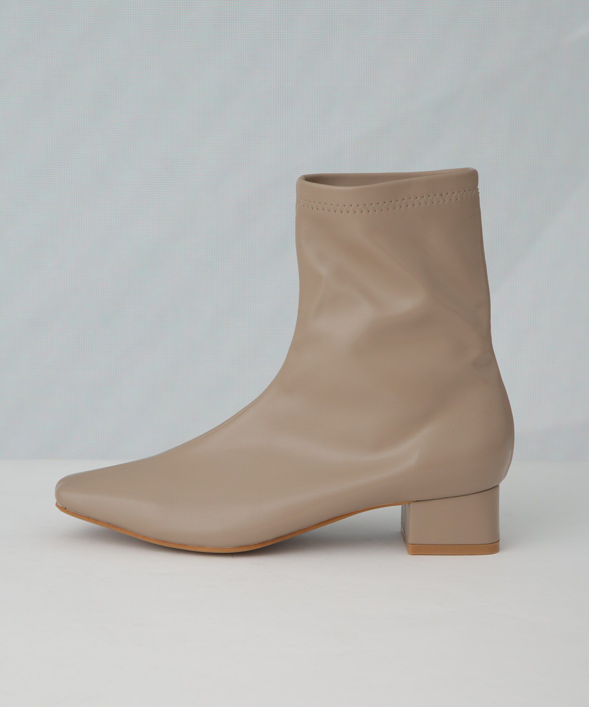 nano･universe「ストレッチスクエアトゥショートブーツ」|ビジネス・ドレスシューズ|