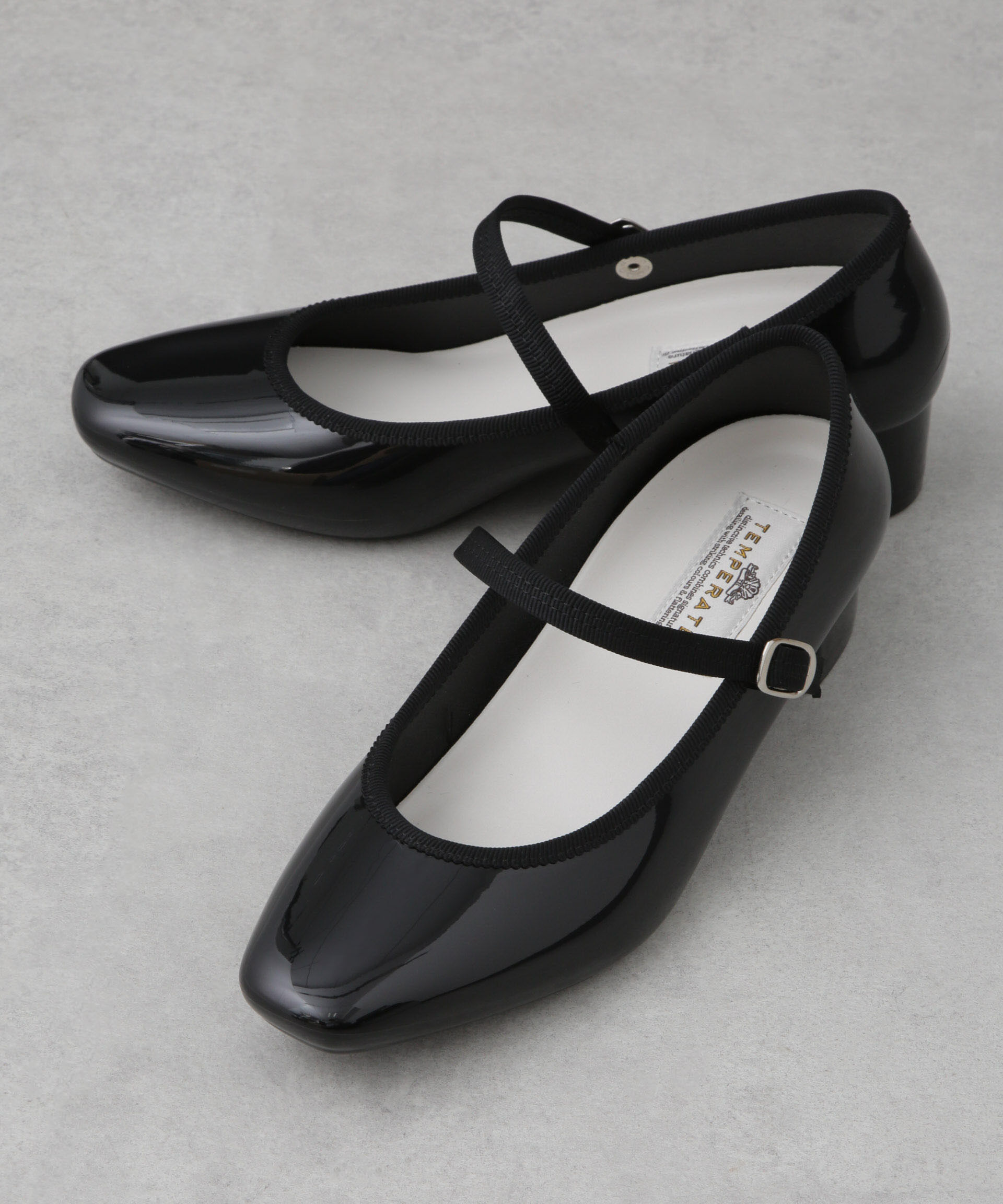 nano･universe「TEMPERATE/CANNON ヒールパンプス」|ビジネス・ドレスシューズ|ブラック