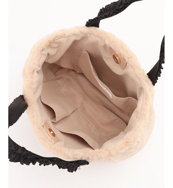 any SiS「フリルハンドルフェイクファー バッグ」|トートバッグ|