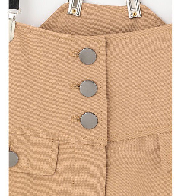  「ストラップストレートサロペ」|オールインワン|