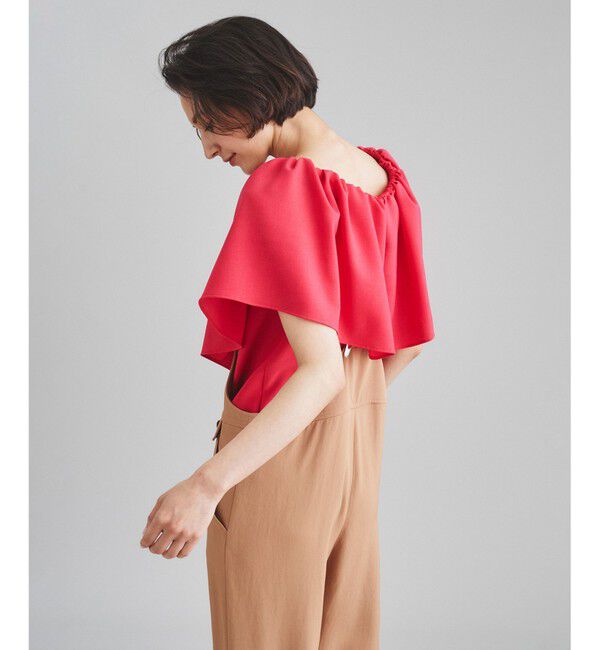  「ストラップストレートサロペ」|オールインワン|