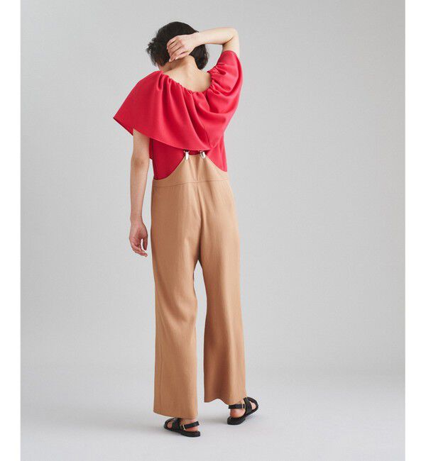  「ストラップストレートサロペ」|オールインワン|