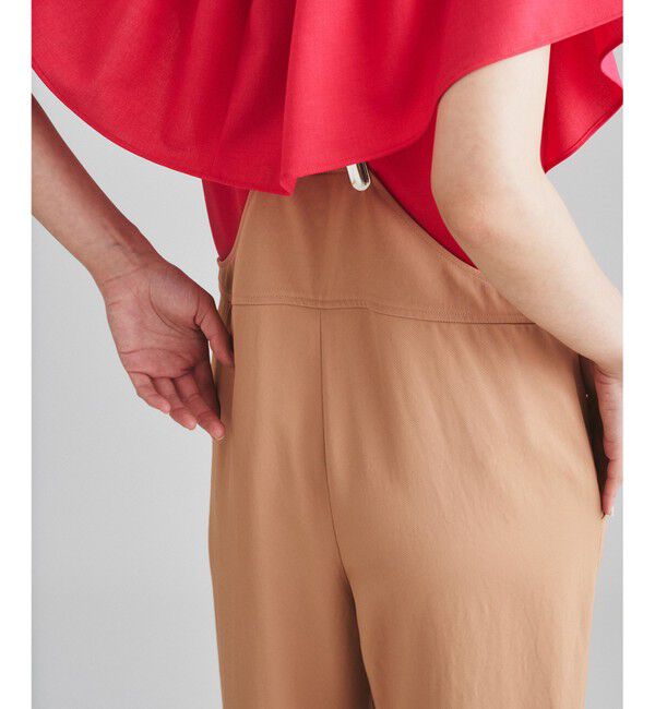  「ストラップストレートサロペ」|オールインワン|