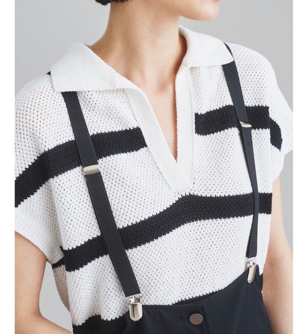  「ストラップストレートサロペ」|オールインワン|