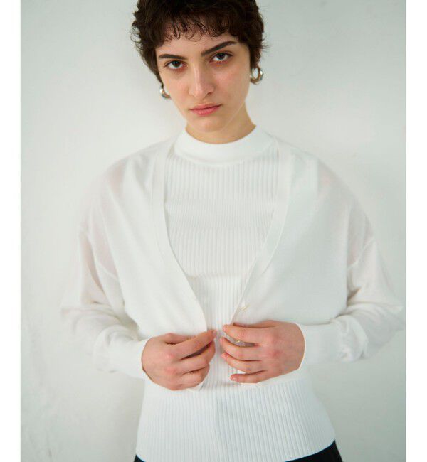 Diagram「ショートドルマンニットカーディガン」|カーディガン|