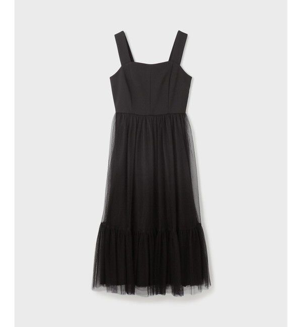  「チュールコンビティアードワンピース」|ワンピース|