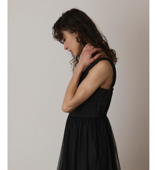  「チュールコンビティアードワンピース」|ワンピース|