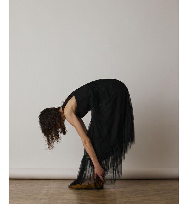  「チュールコンビティアードワンピース」|ワンピース|