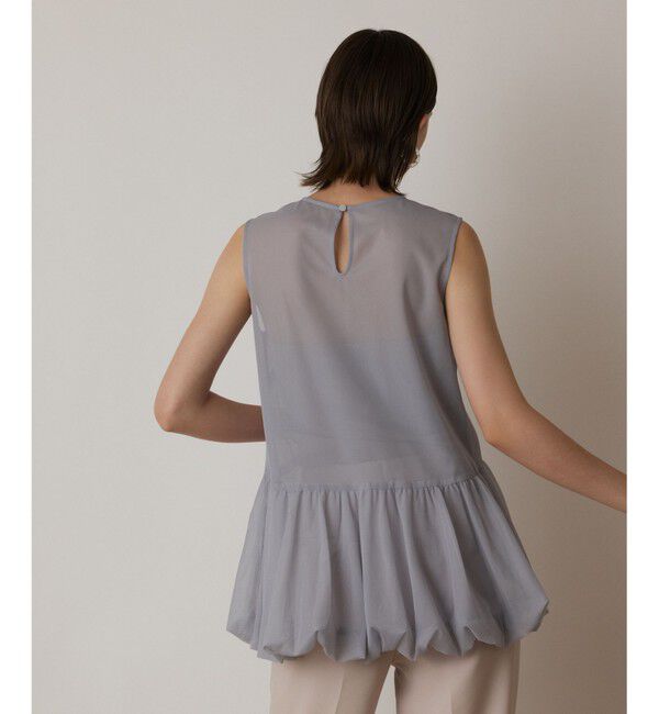 GRACE CONTINENTAL「バルーンチュールトップ」|シャツ・ブラウス|