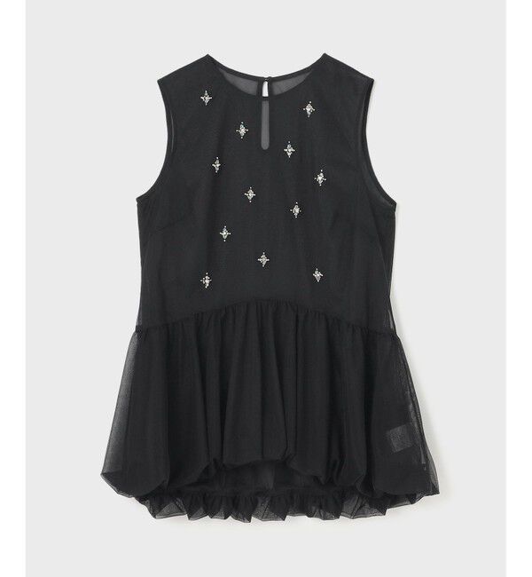 GRACE CONTINENTAL「バルーンチュールトップ」|シャツ・ブラウス|