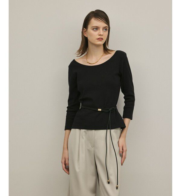  「LEFIJE ロープベルト」|ベルト|ブラック