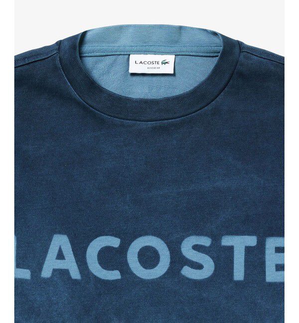 LACOSTE「グラデーション ステンシルブランドネームロゴTシャツ」|Tシャツ・カットソー|