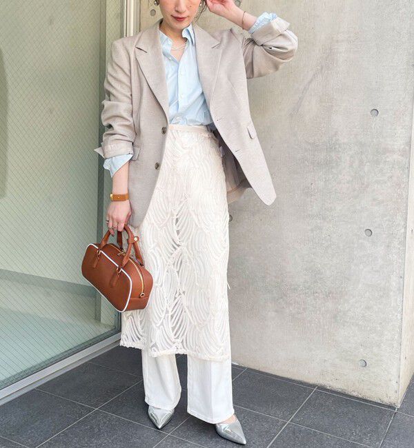 Rie Miller「【RM denim】センタープレスハイウエストデニム」|デニム|