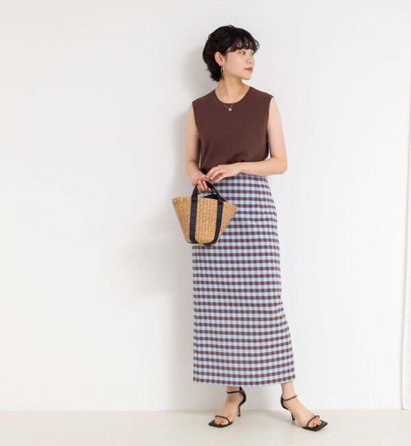 NOLLEY'S sophi「《アンサンブル対応/手洗い可能》マルチファンクション総針ノースリーブプルオーバーニット」|ニット・セーター|