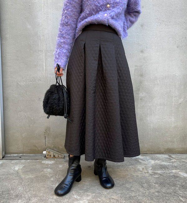 fredy emue「キルティングタックスカート」|スカート|