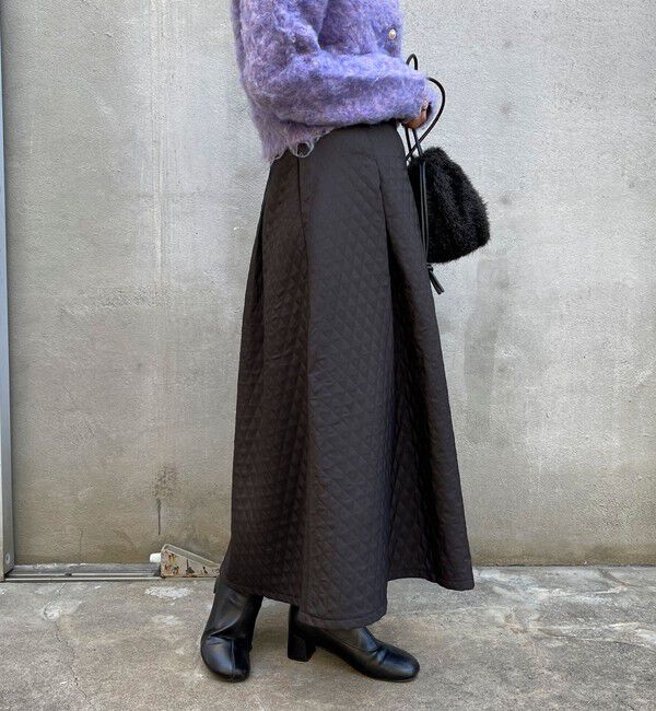 fredy emue「キルティングタックスカート」|スカート|