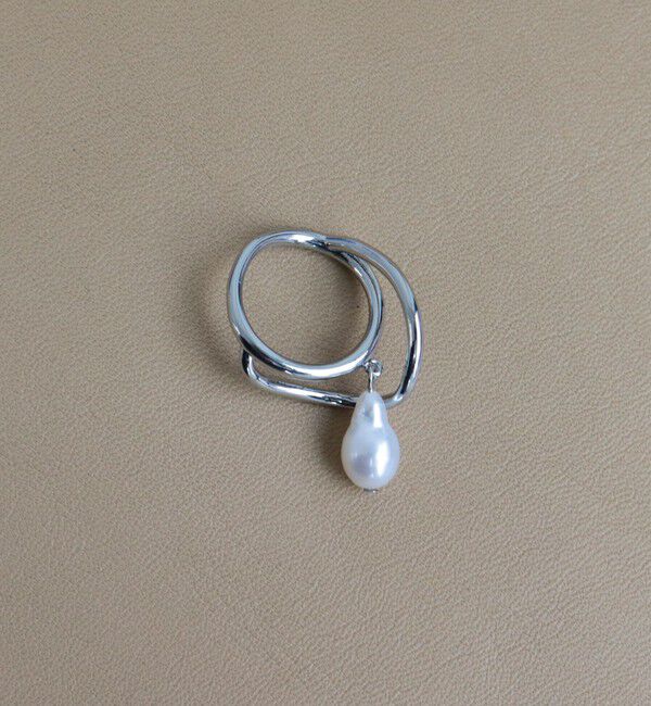 fredy emue「ドロップパールアートリング」|リング|