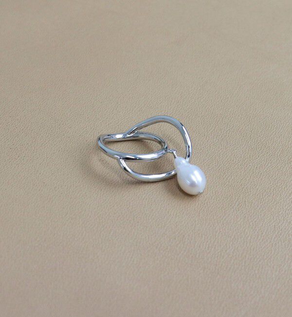 fredy emue「ドロップパールアートリング」|リング|