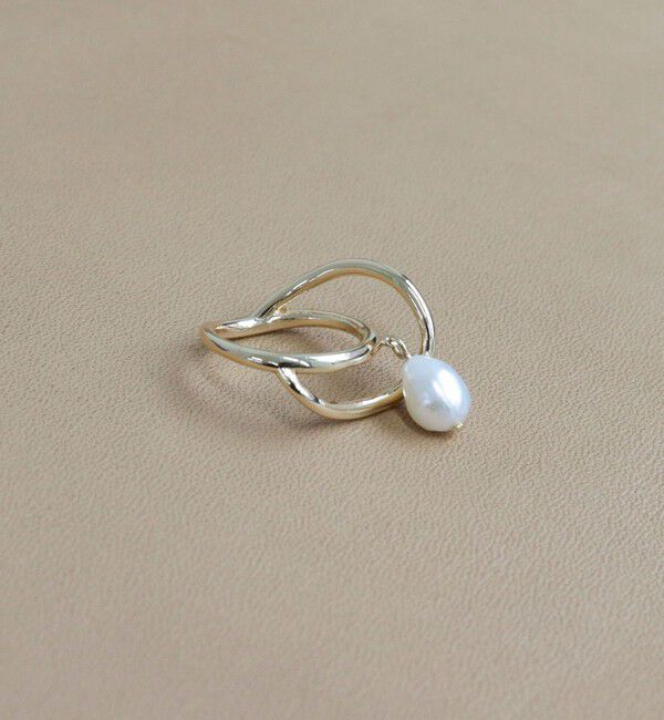 fredy emue「ドロップパールアートリング」|リング|