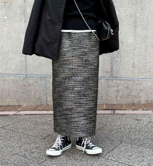 fredy emue「ラメツィードスカート」|スカート|