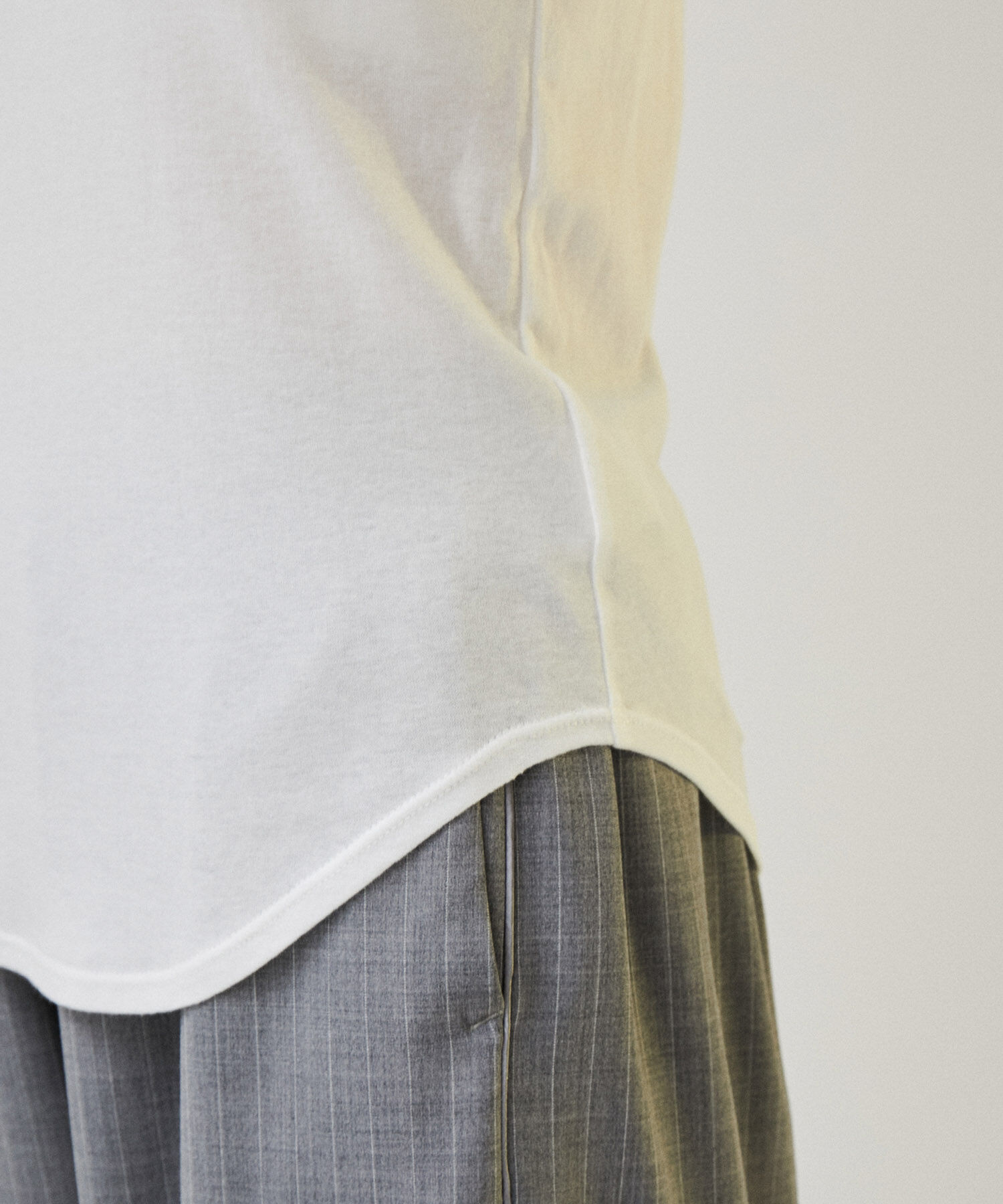 SALON adam et rope'「【Smile Cotton】カップ付きアメリカンスリーブタンクトップ」|タンクトップ|