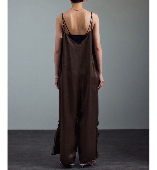 SALON adam et rope'「リバーレースサロペット / ロンパース」|オールインワン|